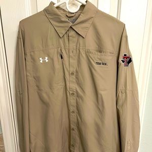 Under Armour Texas Tech “Heat Gear” fishing shirt